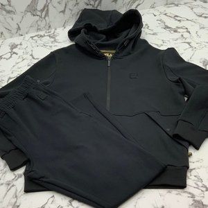 Men’s Fila Black Signature Fleece Sweatpants